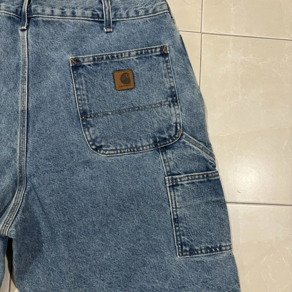 Vintage Carhartt B29 Jean Shorts Men's 38 NEW Baggy Denim Carpenter Jorts Y2K